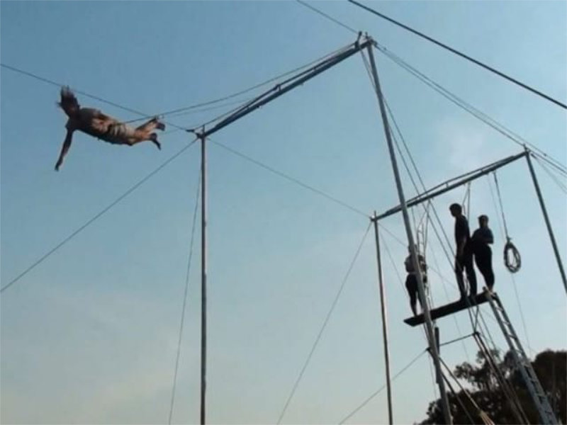 A Trapeze Lesson