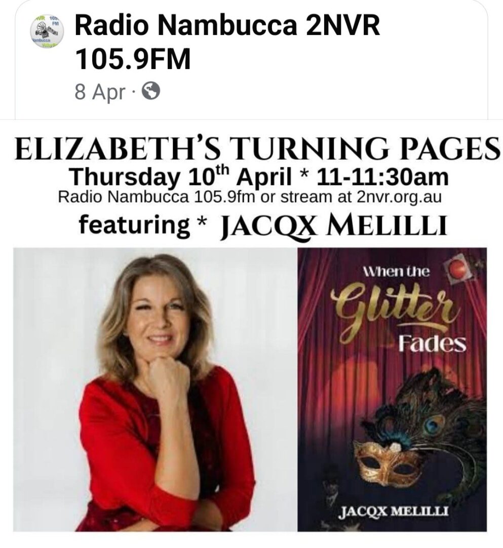 Interview on Elizabeth’s ‘Turning Pages’ – 2NVR 105.9FM